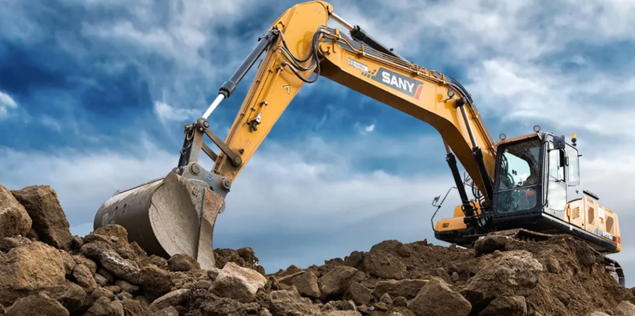 Excavator on a North Texas jobsite